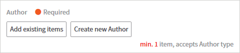 Author field is required