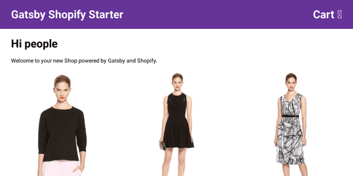 Screenshot of AlexanderProd/gatsby-shopify-starter