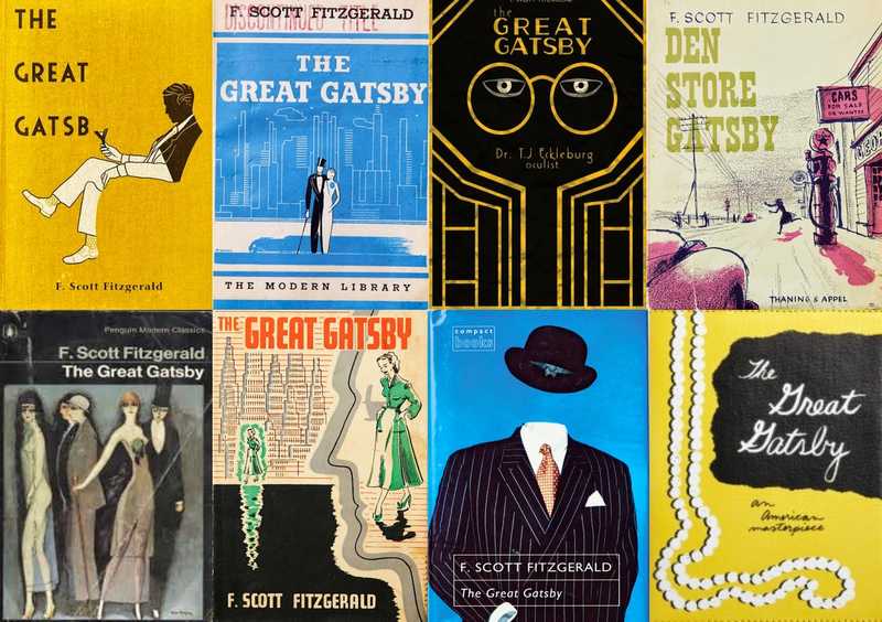 Great Gatsby book covers