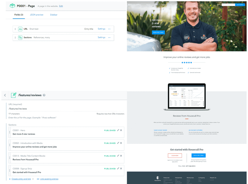 Housecall Pro Contentful Preview