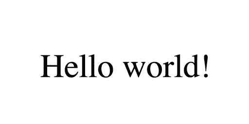 Screenshot of gatsbyjs/gatsby-starter-hello-world